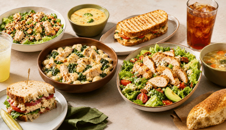 Panera Dinner Menu with Prices